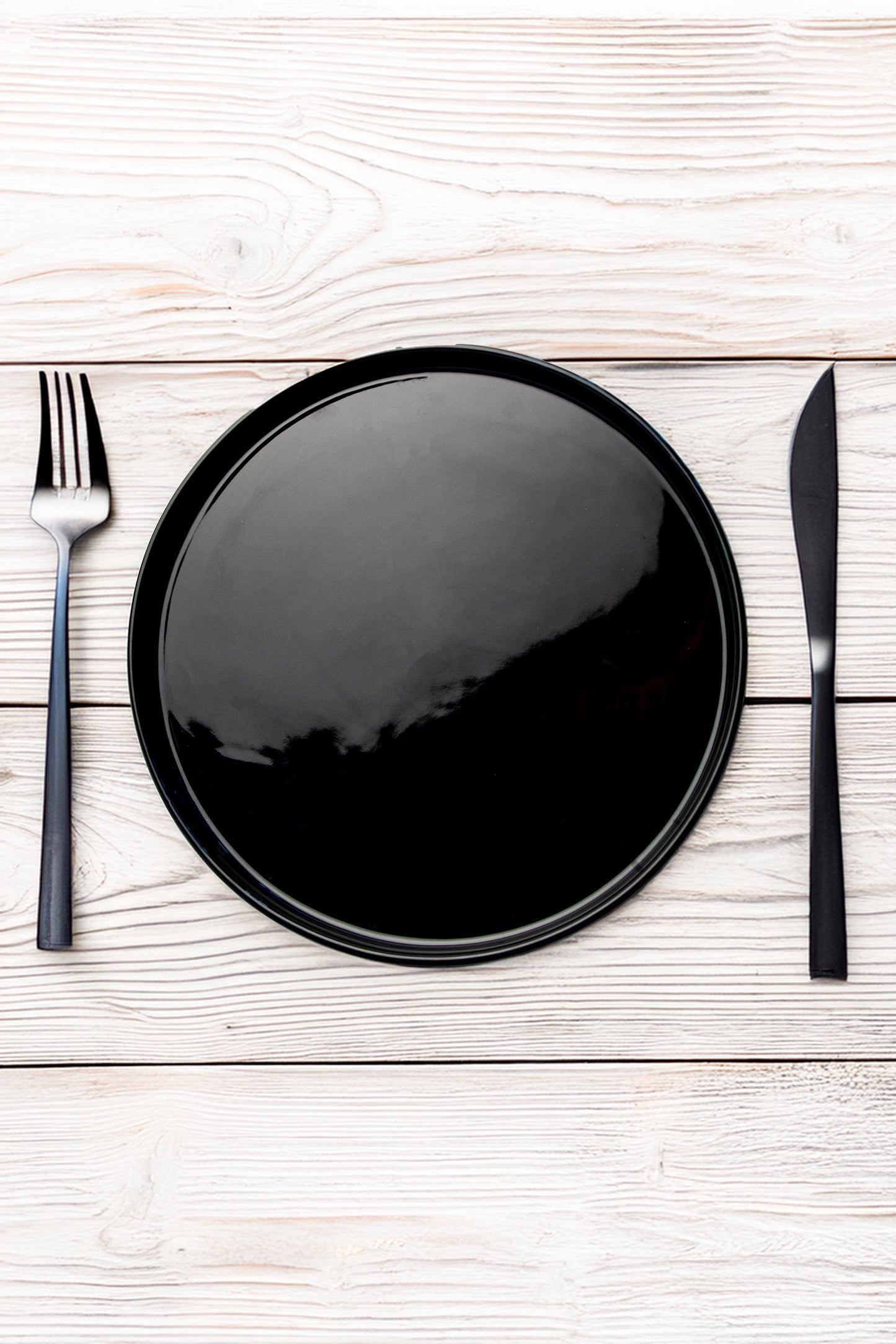 Feast Plate – Glossy Black (The Size of Ya Head)
