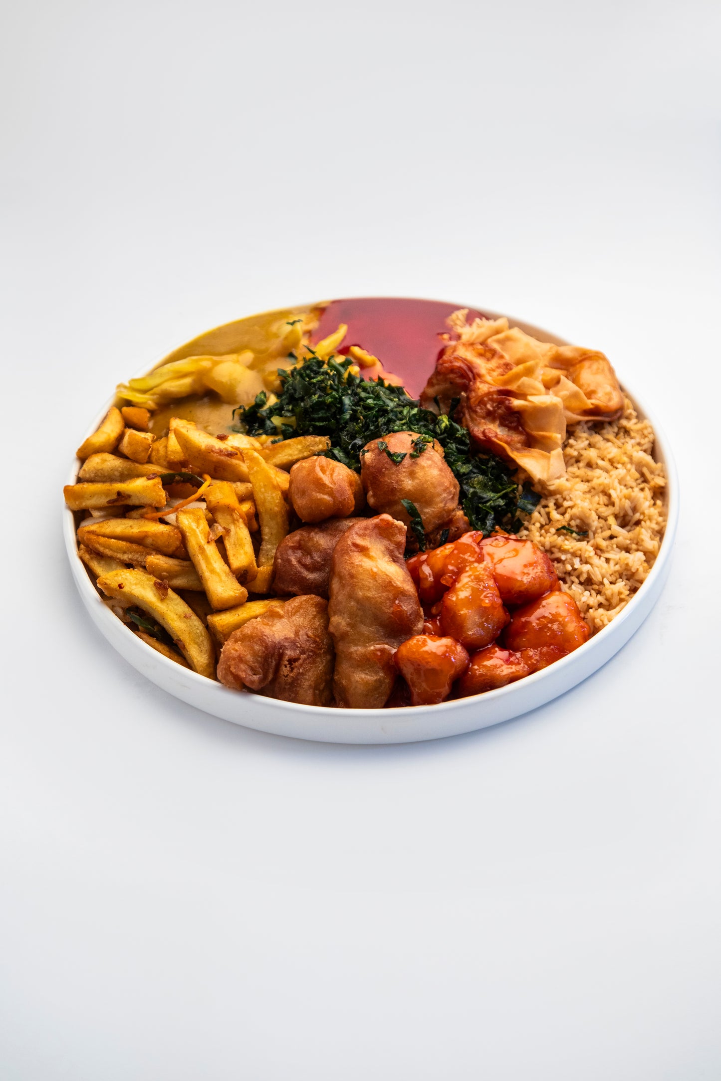 Feast Plate – Limited Edition Glossy White “Straight in Ya Gal”