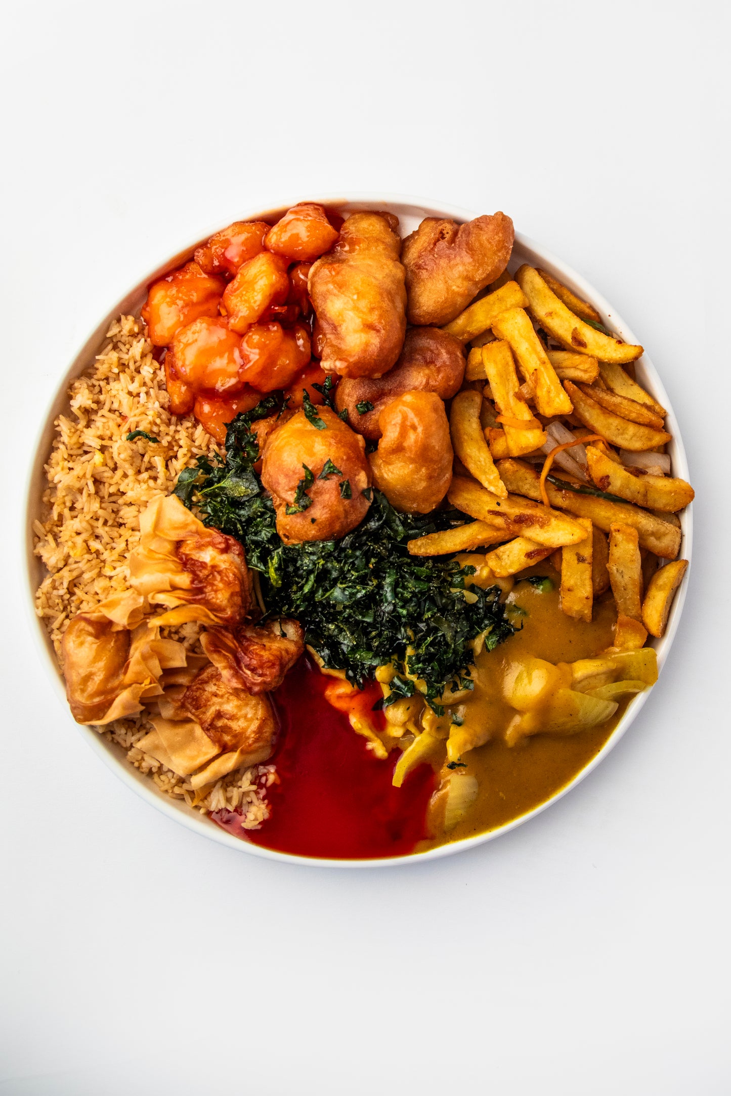 Feast Plate – Limited Edition Glossy White “Straight in Ya Gal”