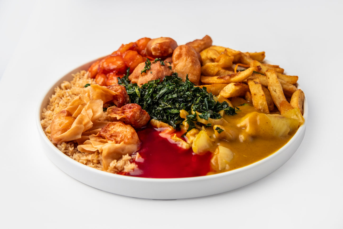 Feast Plate – Limited Edition Glossy White “Straight in Ya Gal”