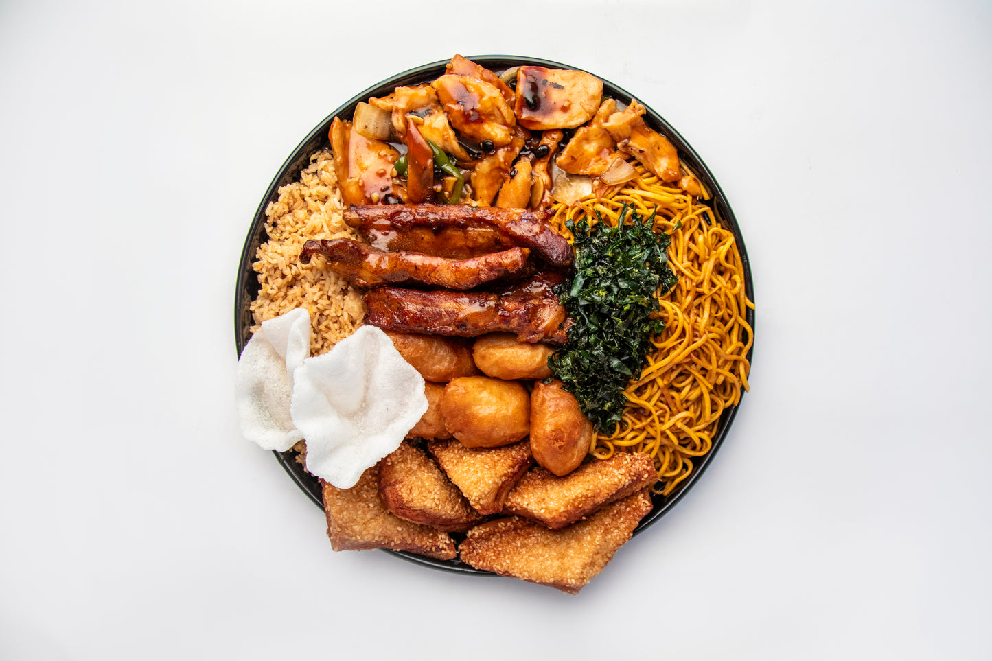 Feast Plate – Glossy Black (The Size of Ya Head)