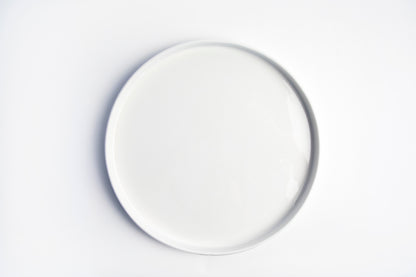 Feast Plate – Glossy White (The Size of Ya Head)
