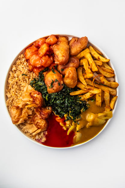 Feast Plate – Glossy White (The Size of Ya Head)
